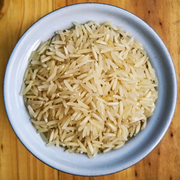 White Basmati Steamed Rice.